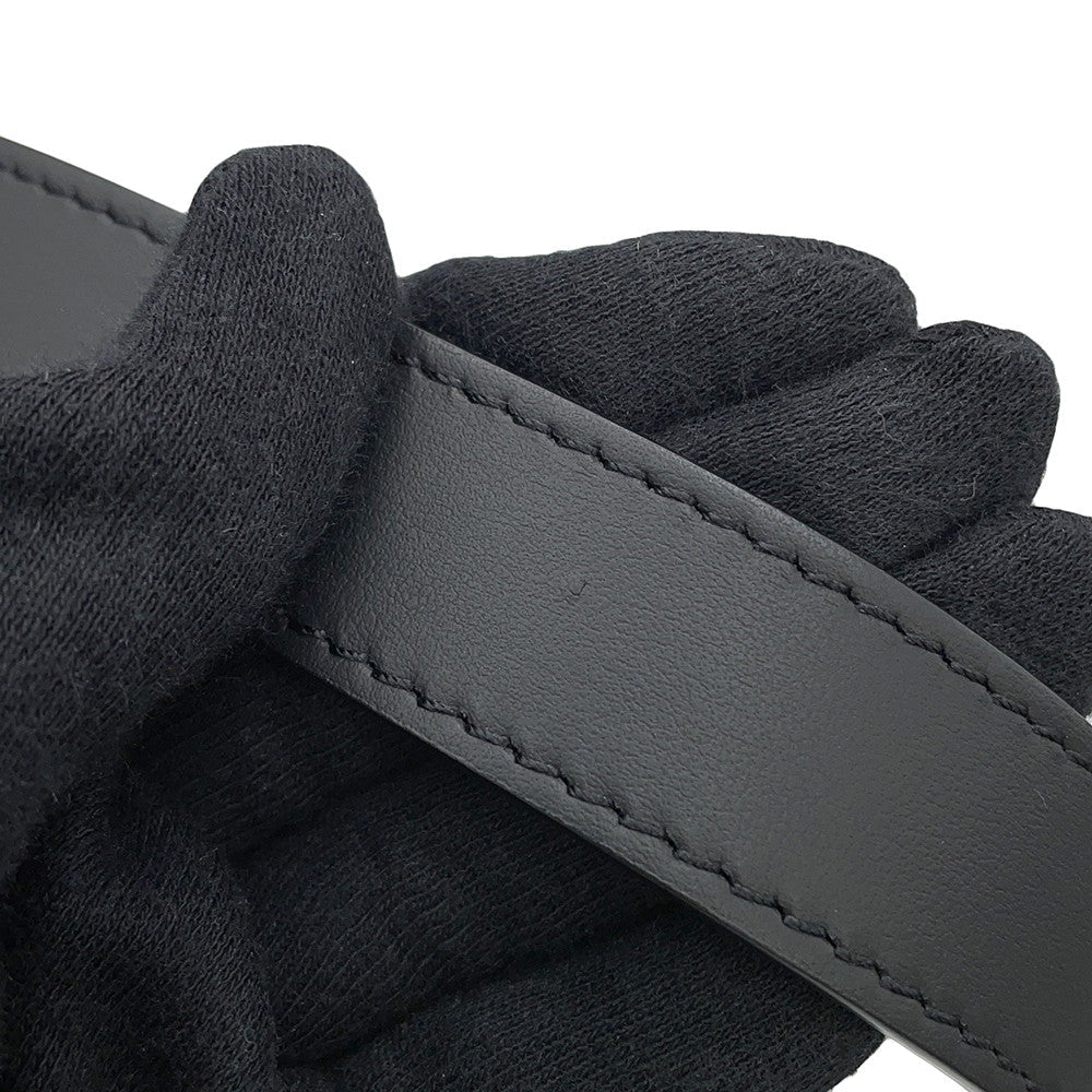 LOUIS VUITTON Sac Plat NoirM21884 Monogram・Taurillon