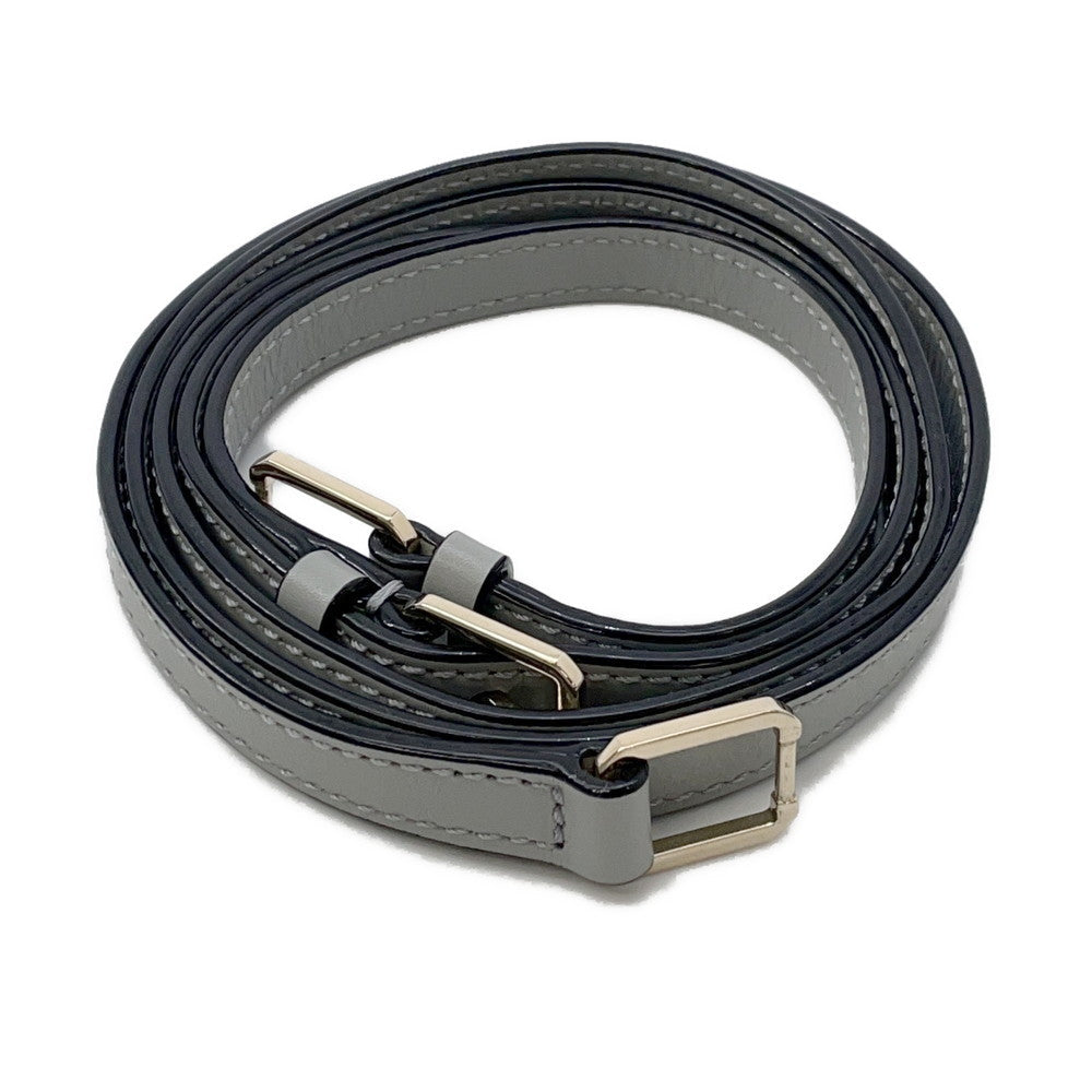 Valextra Valextra Izide Light GrayWBES0036 Calf Leather Size Mini