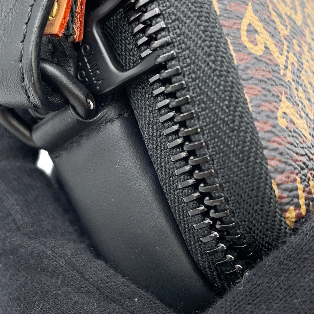 LOUIS VUITTON Double Phone Pouch NIGOCollaboration NoirN40377 Damier・Giant NIGOCollaboration