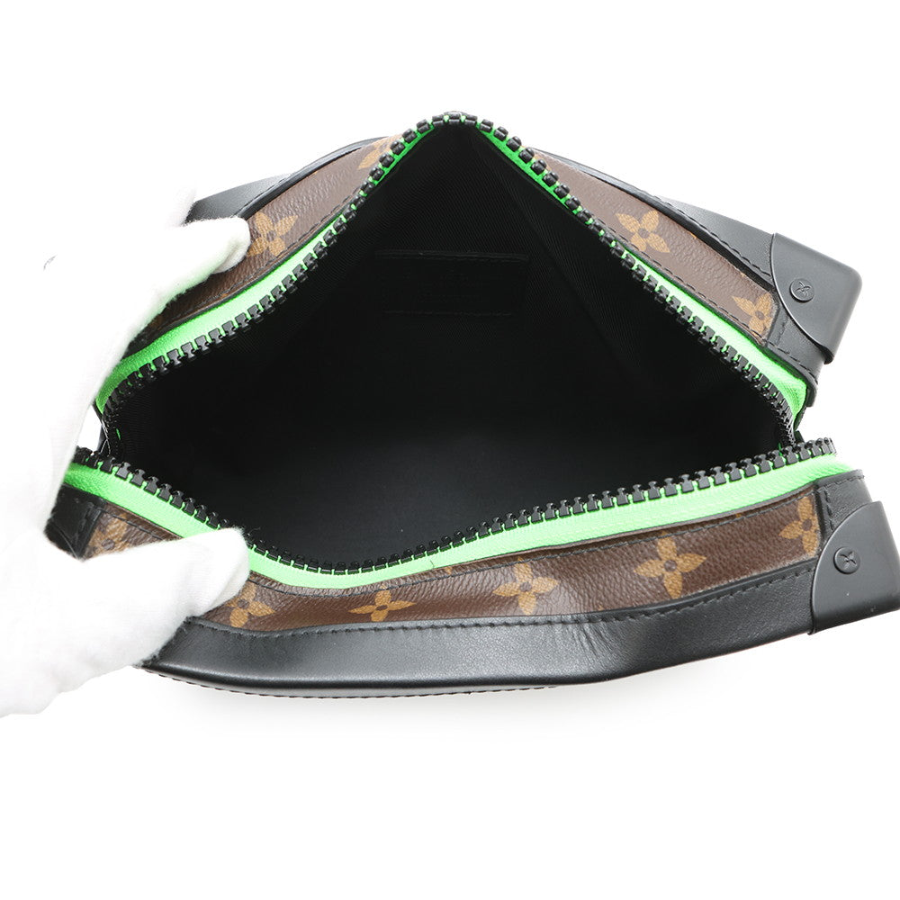 LOUIS VUITTON LV Friend Soft Trunk Virgil Abloh Brown/NoirM45619 Monogram Macassar Canvas