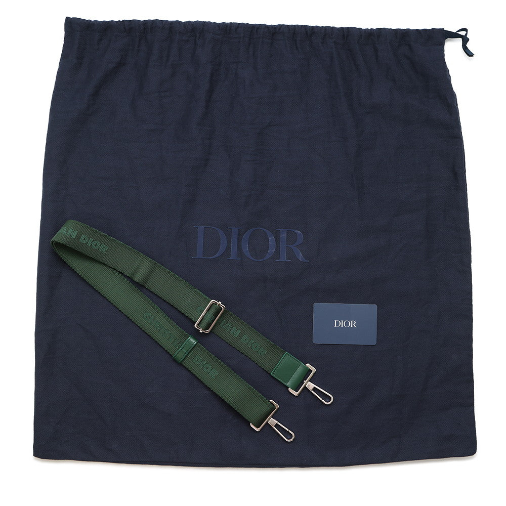 Dior Oblique World Tour Sling Bag Green1ESME143CLP Leather Fabric