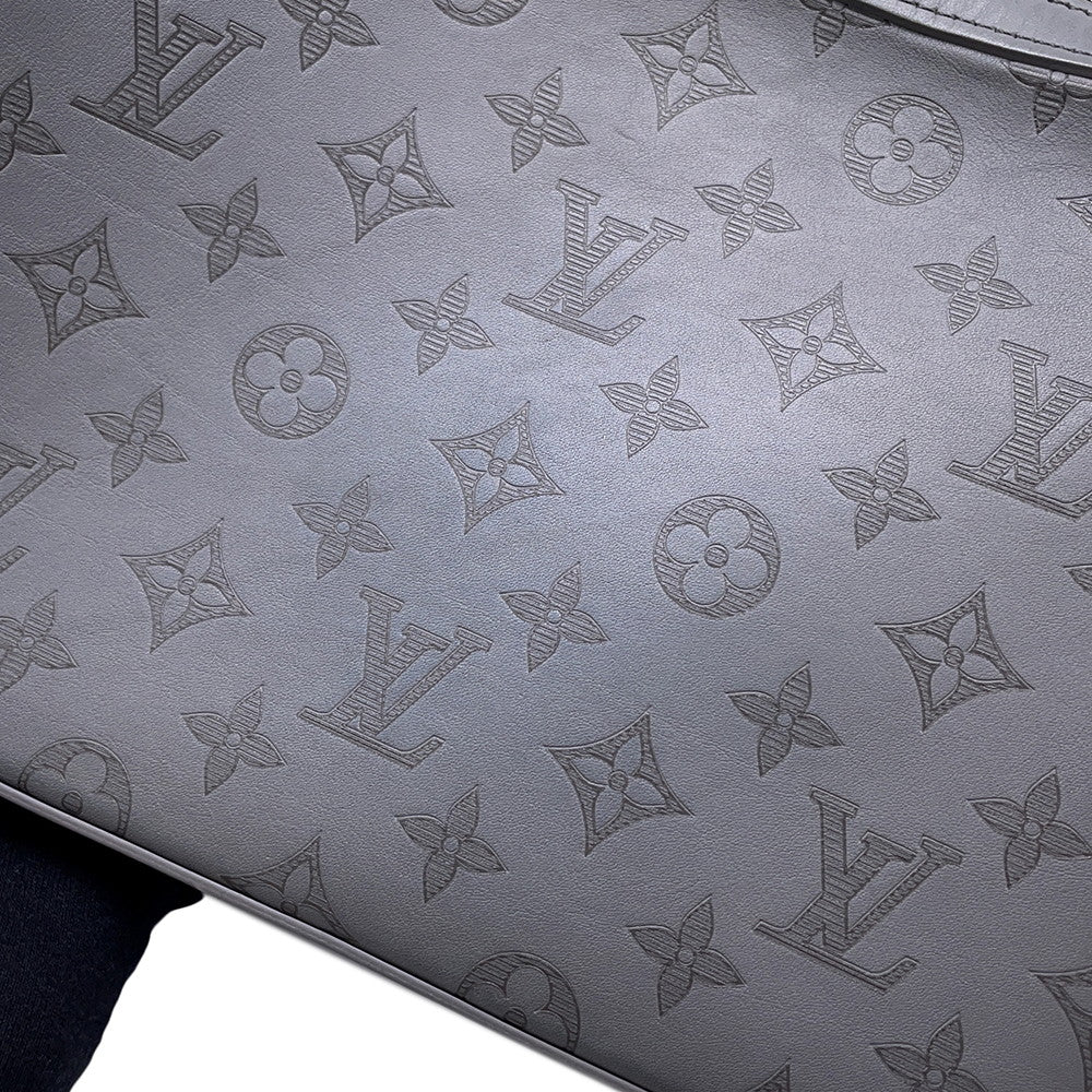 LOUIS VUITTON Duo messenger GrayM46104 Monogram Shadow