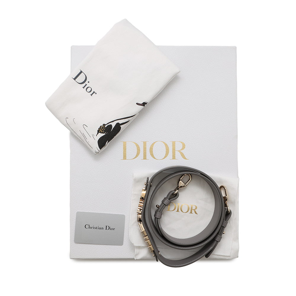 Dior Lady Dior My ABCDior GrayM05380CAL Lambskin Size Small