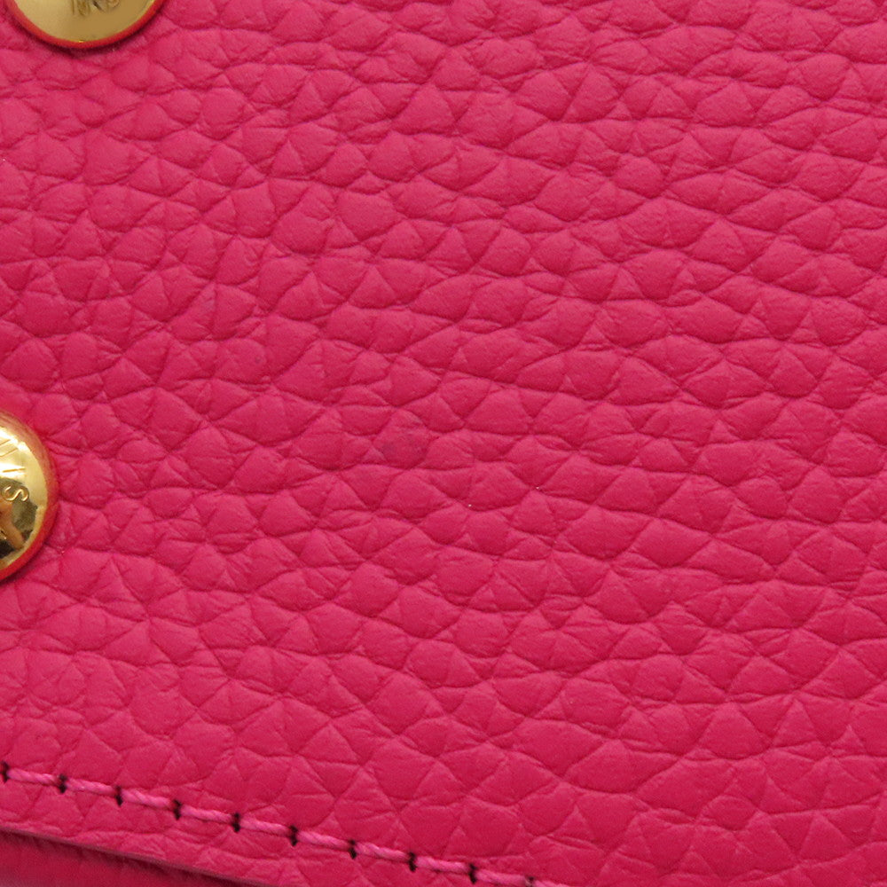 LOUIS VUITTON Capucines PinkM20845 Taurillon Leather Size MINI