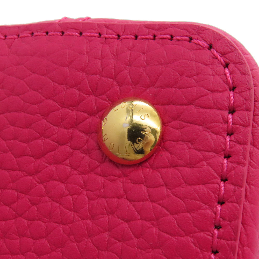LOUIS VUITTON Capucines PinkM20845 Taurillon Leather Size MINI
