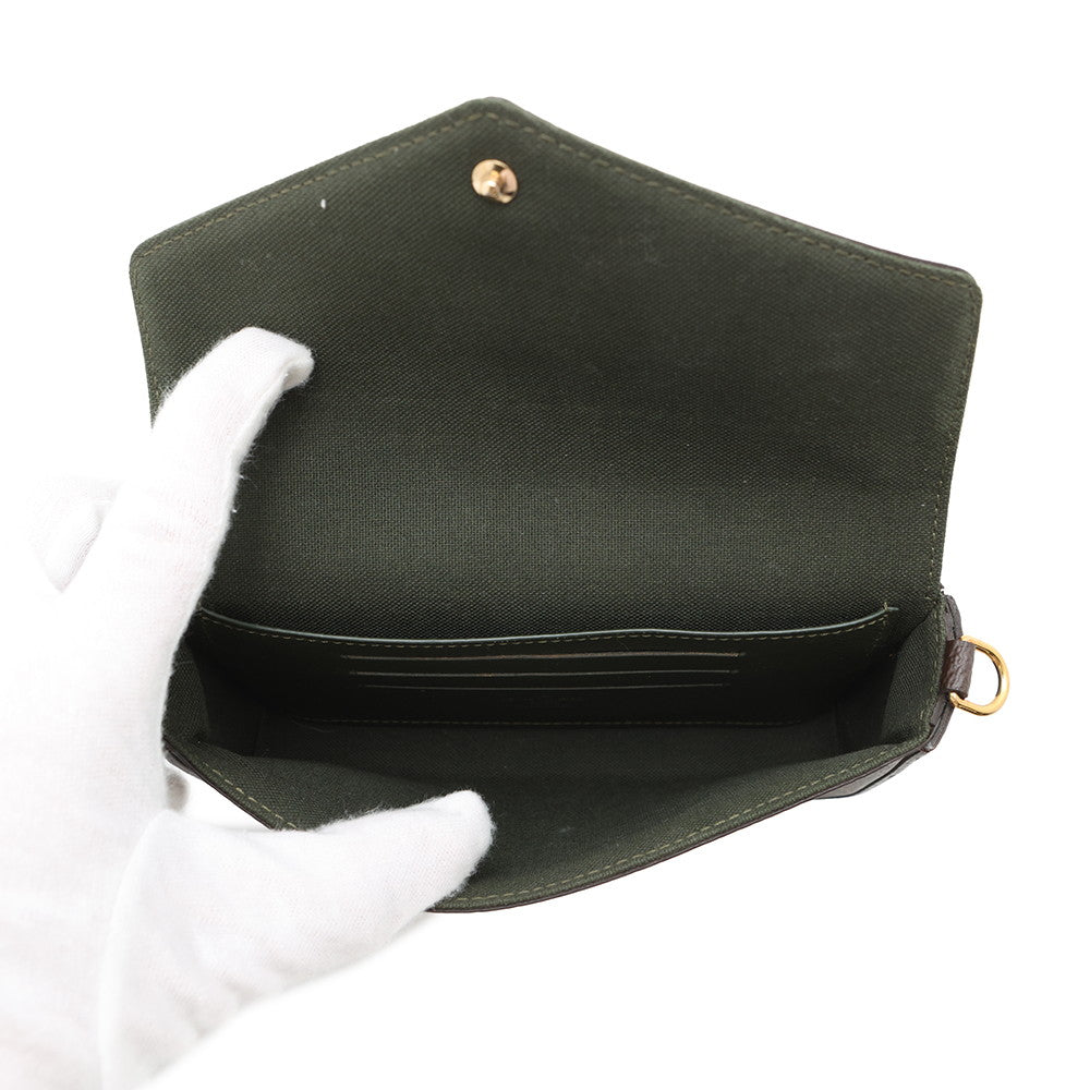 LOUIS VUITTON Multiie Pochette GreenM80091 Monogram