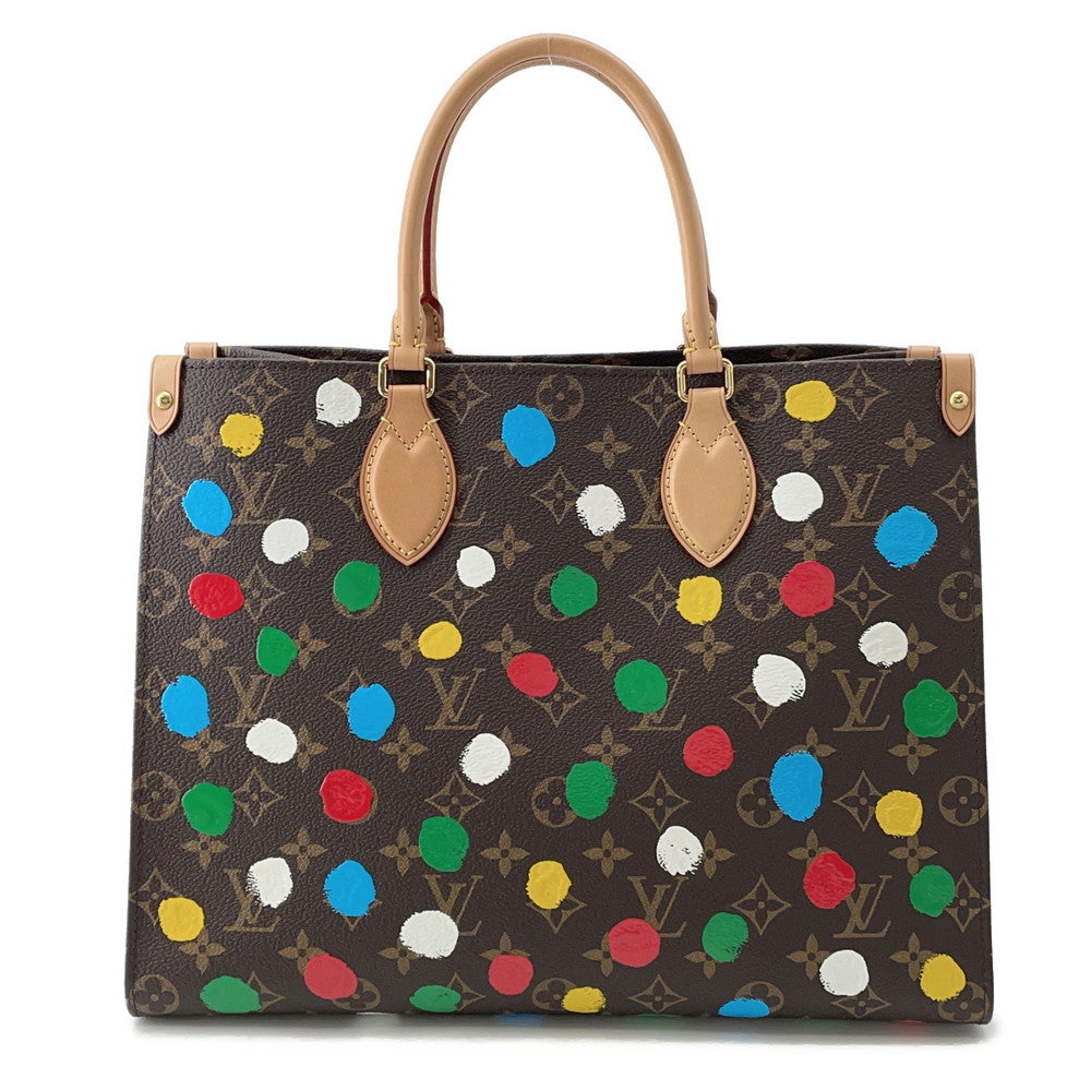 LOUIS VUITTON LVxYK Onthego RedM46379 Monogram Painted Dot Size MM