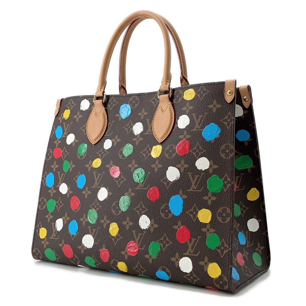 LOUIS VUITTON LVxYK Onthego RedM46379 Monogram Painted Dot Size MM