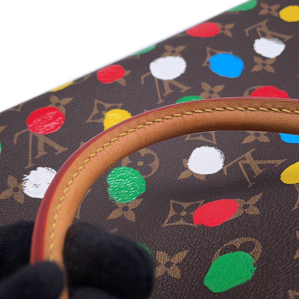 LOUIS VUITTON LVxYK Onthego RedM46379 Monogram Painted Dot Size MM