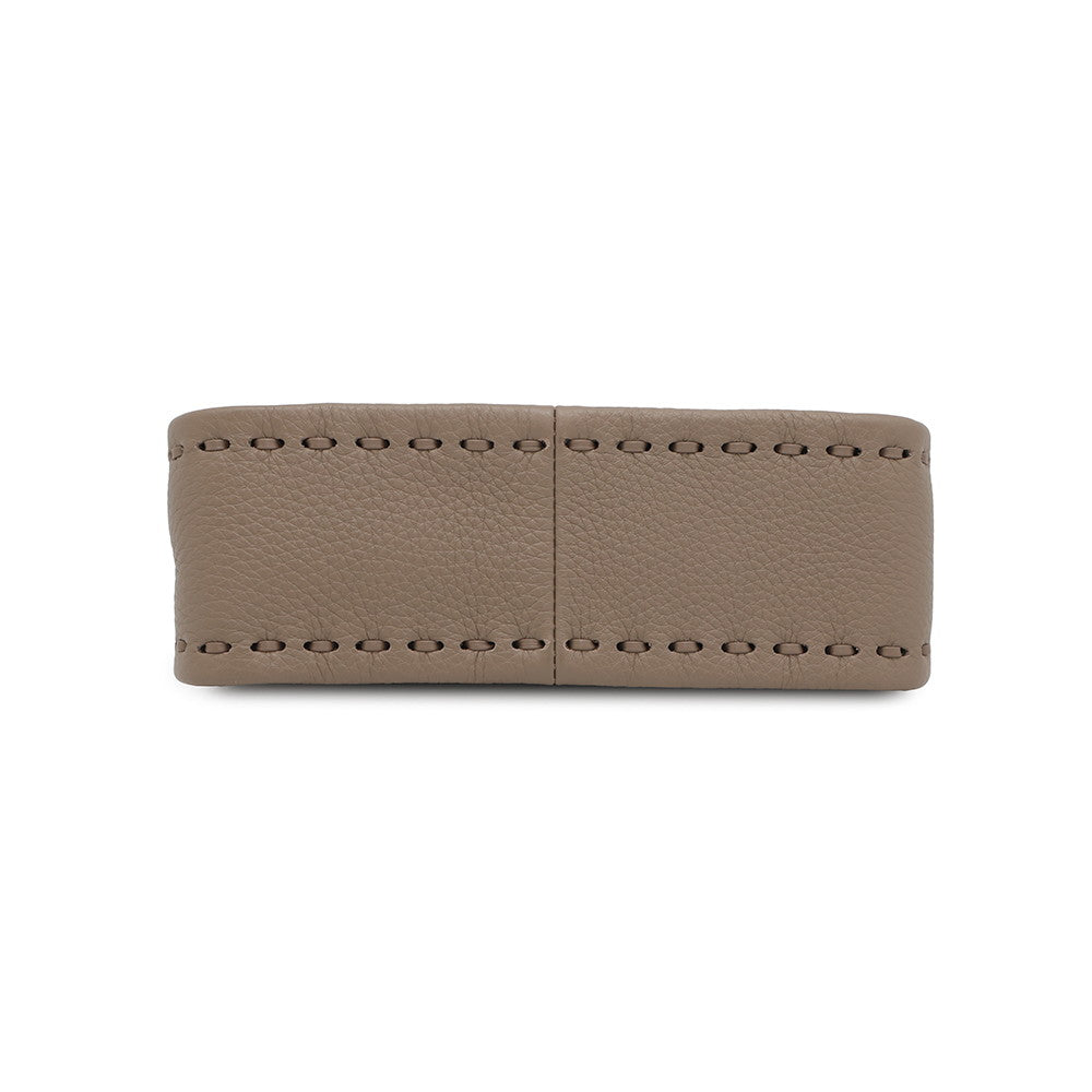 FENDI Fendsens Selleria Shoulder Bag Etoupe8BS094 Leather Size Mini