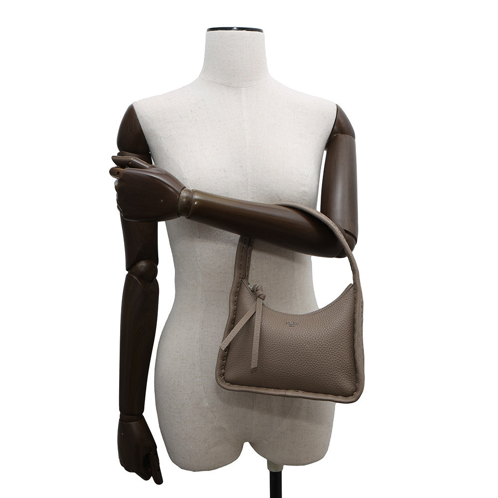 FENDI Fendsens Selleria Shoulder Bag Etoupe8BS094 Leather Size Mini