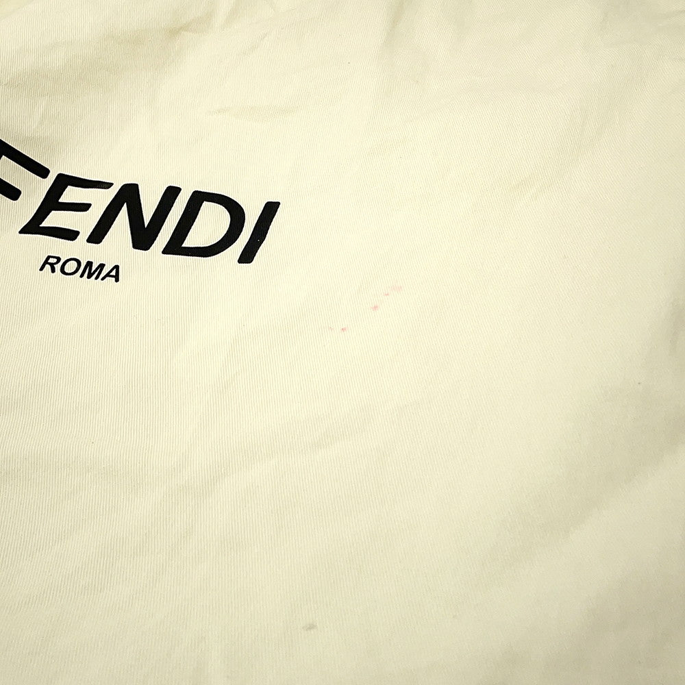 FENDI Zucca Travel Pouch Brown7N0128 PVC Coated Canvas Size Large
