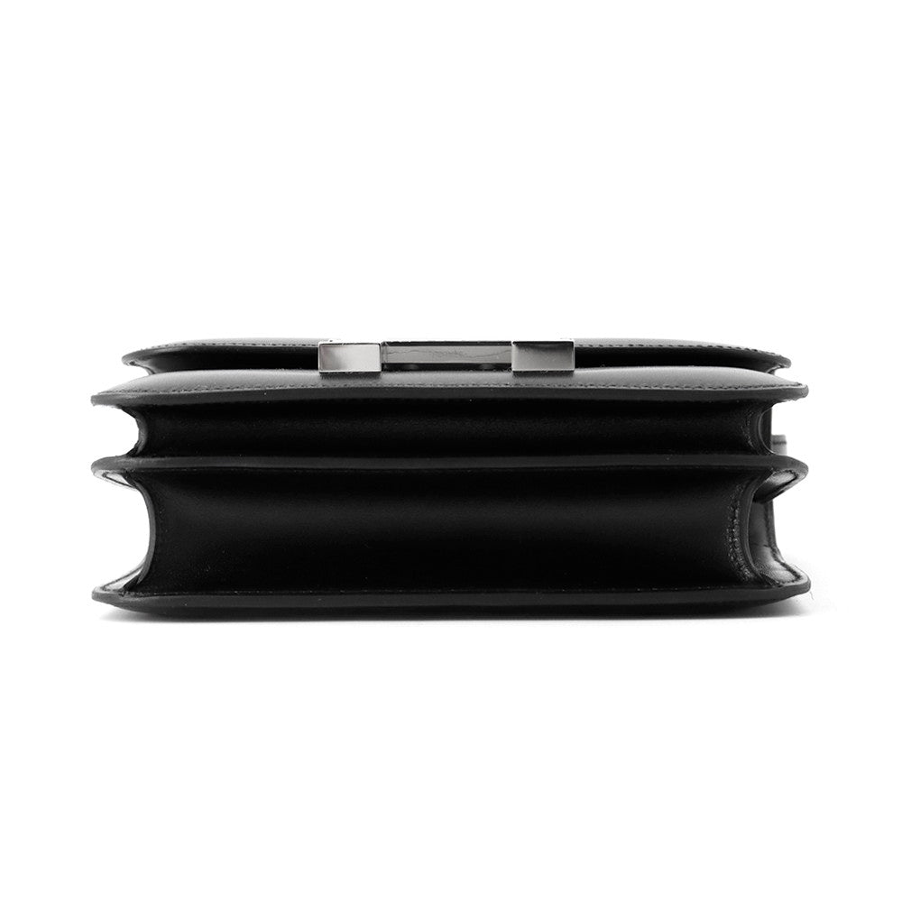 HERMES Constance3 Miroir Black Box Calf Leather Size Mini