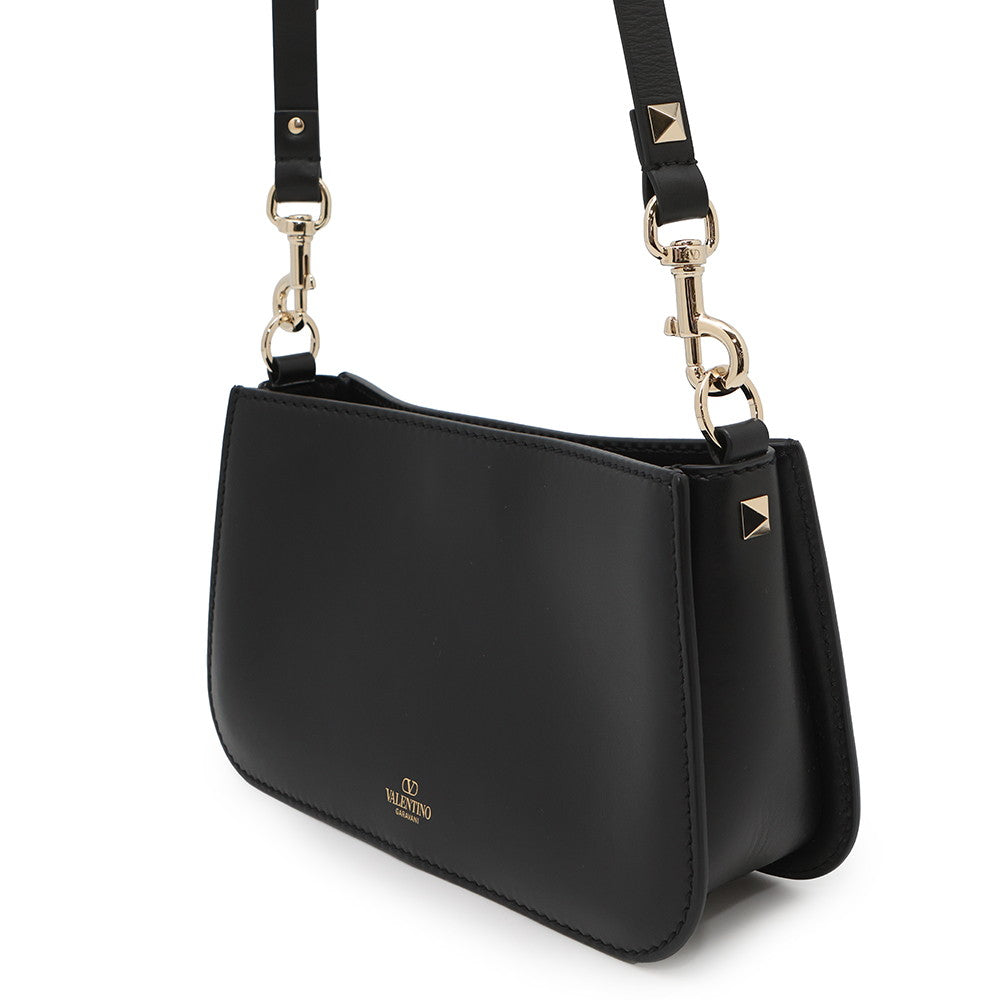 Valentino Garavani RockStudded Shoulder Bag Black3W5B0Q57XUH Leather