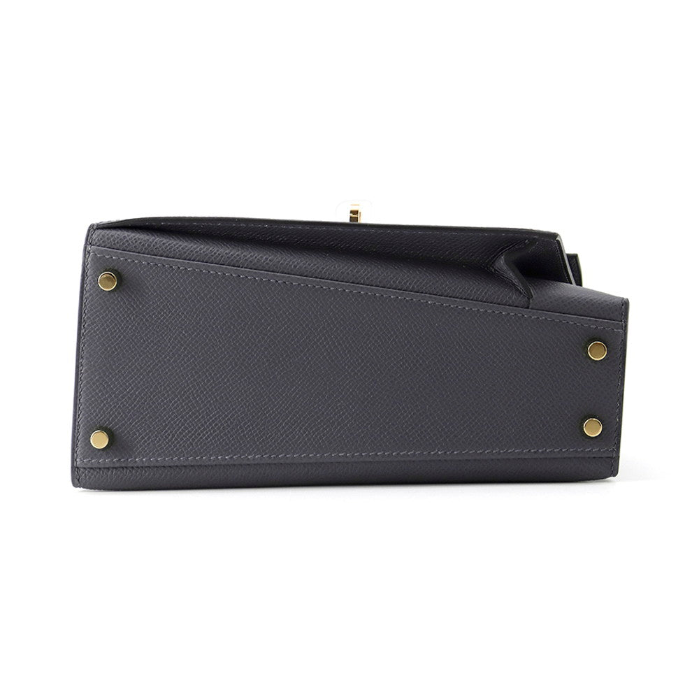 HERMES Kelly Disorder Ardoise Epsom Size 20