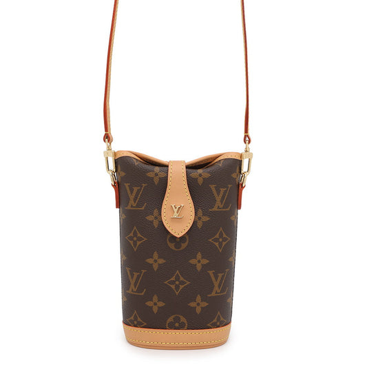 LOUIS VUITTON Fold Me Pouch BrownM80874 Monogram