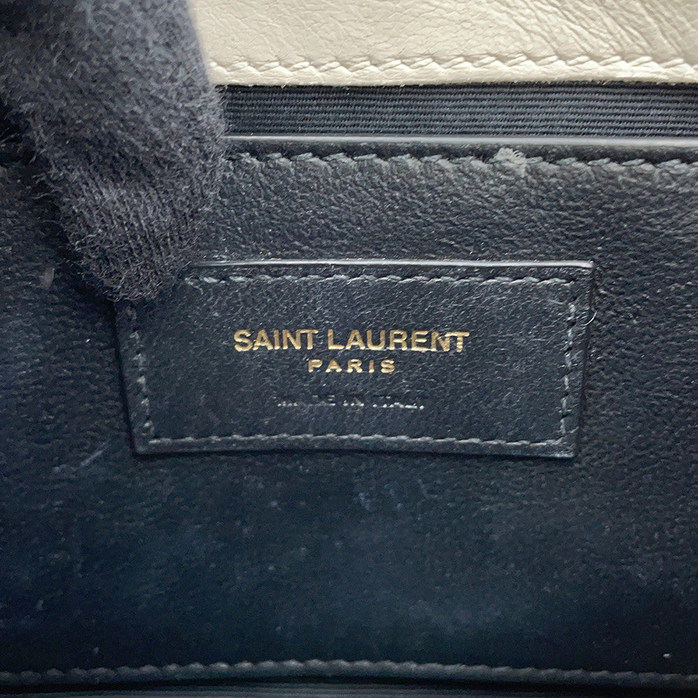SAINT LAURENT PARIS Nolita ChainShoulder Bug Off-white672738 Lambskin Size Mini
