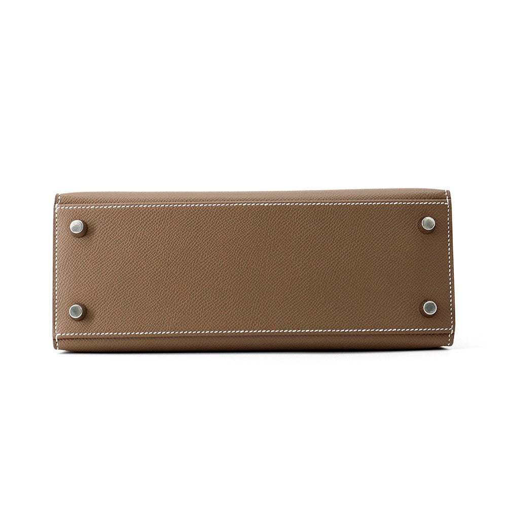 HERMES Kelly Etoupe Epsom Size 25
