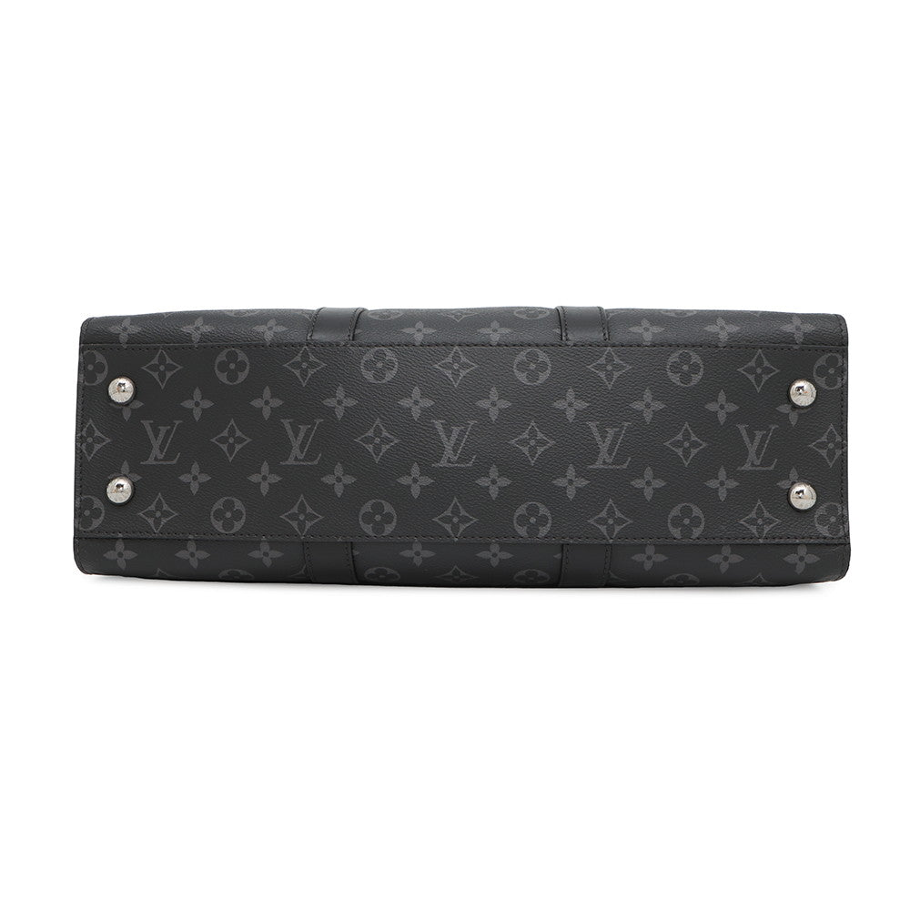 LOUIS VUITTON Sac Plat 24H NoirM47059 Monogram Eclipse