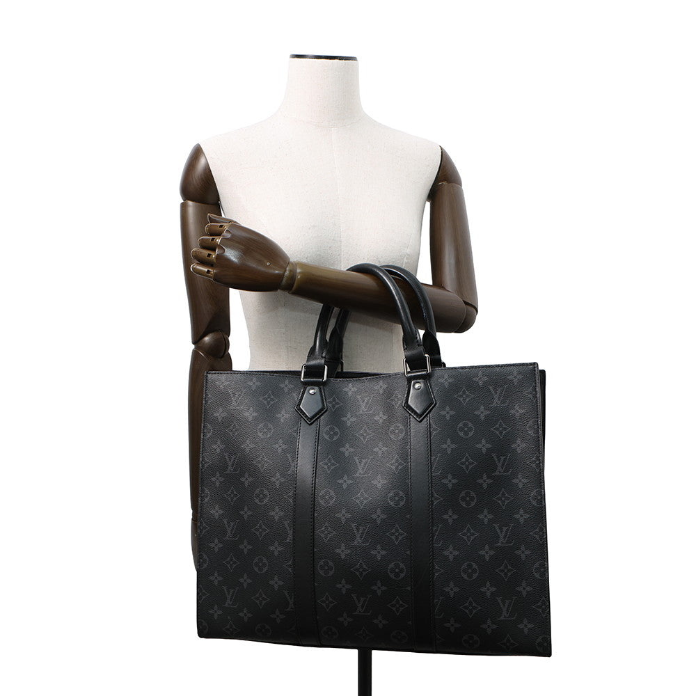 LOUIS VUITTON Sac Plat 24H NoirM47059 Monogram Eclipse