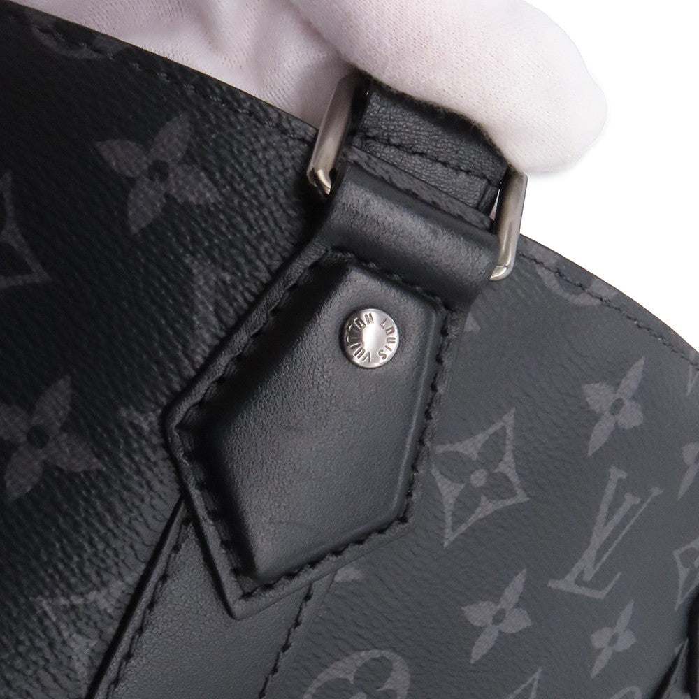 LOUIS VUITTON Sac Plat 24H NoirM47059 Monogram Eclipse