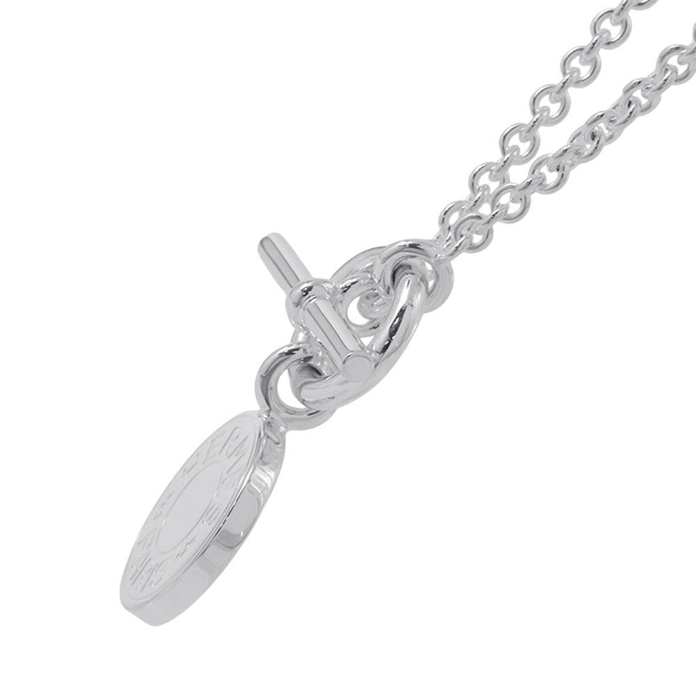 HERMES Amulette H Confetti Necklace SV925