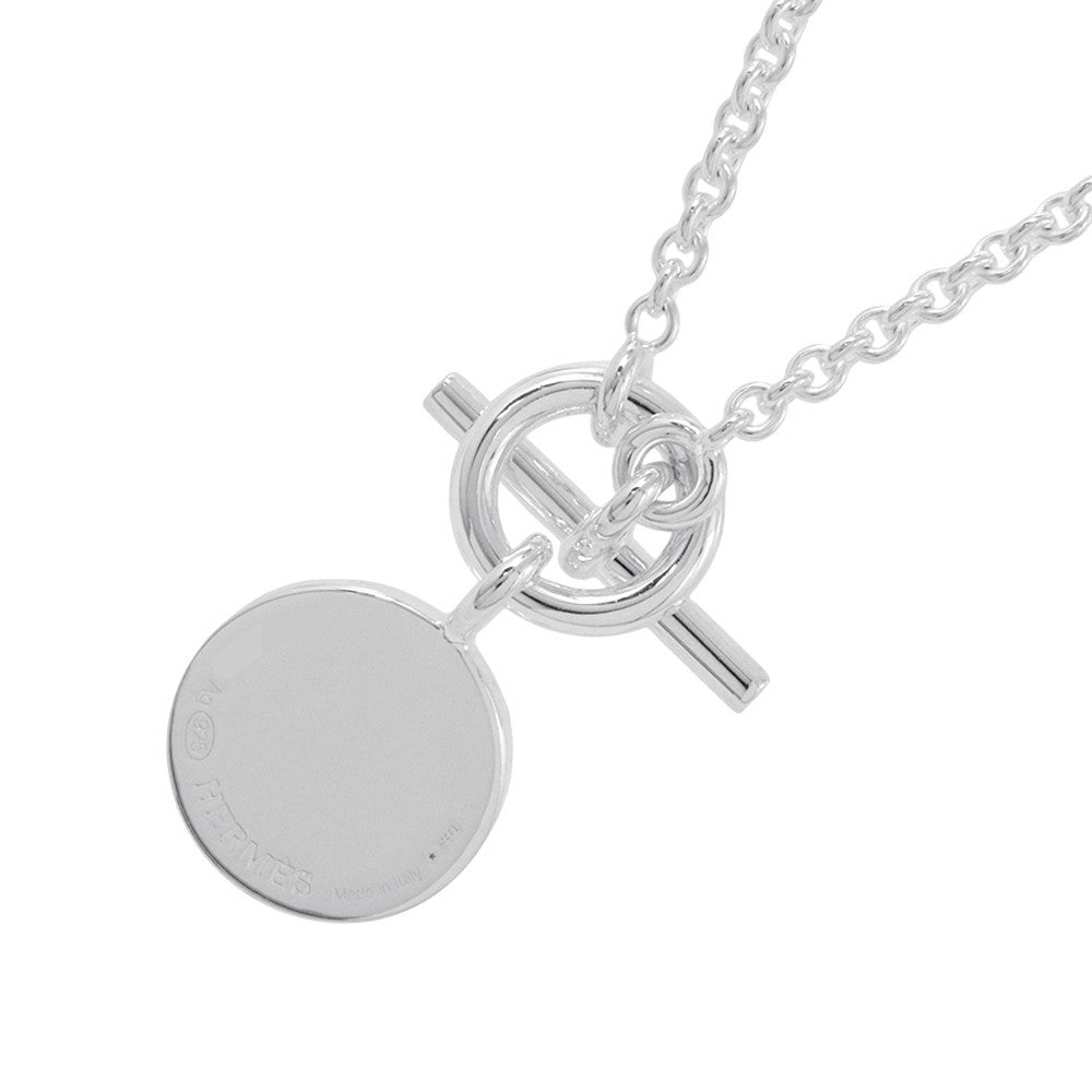 HERMES Amulette H Confetti Necklace SV925