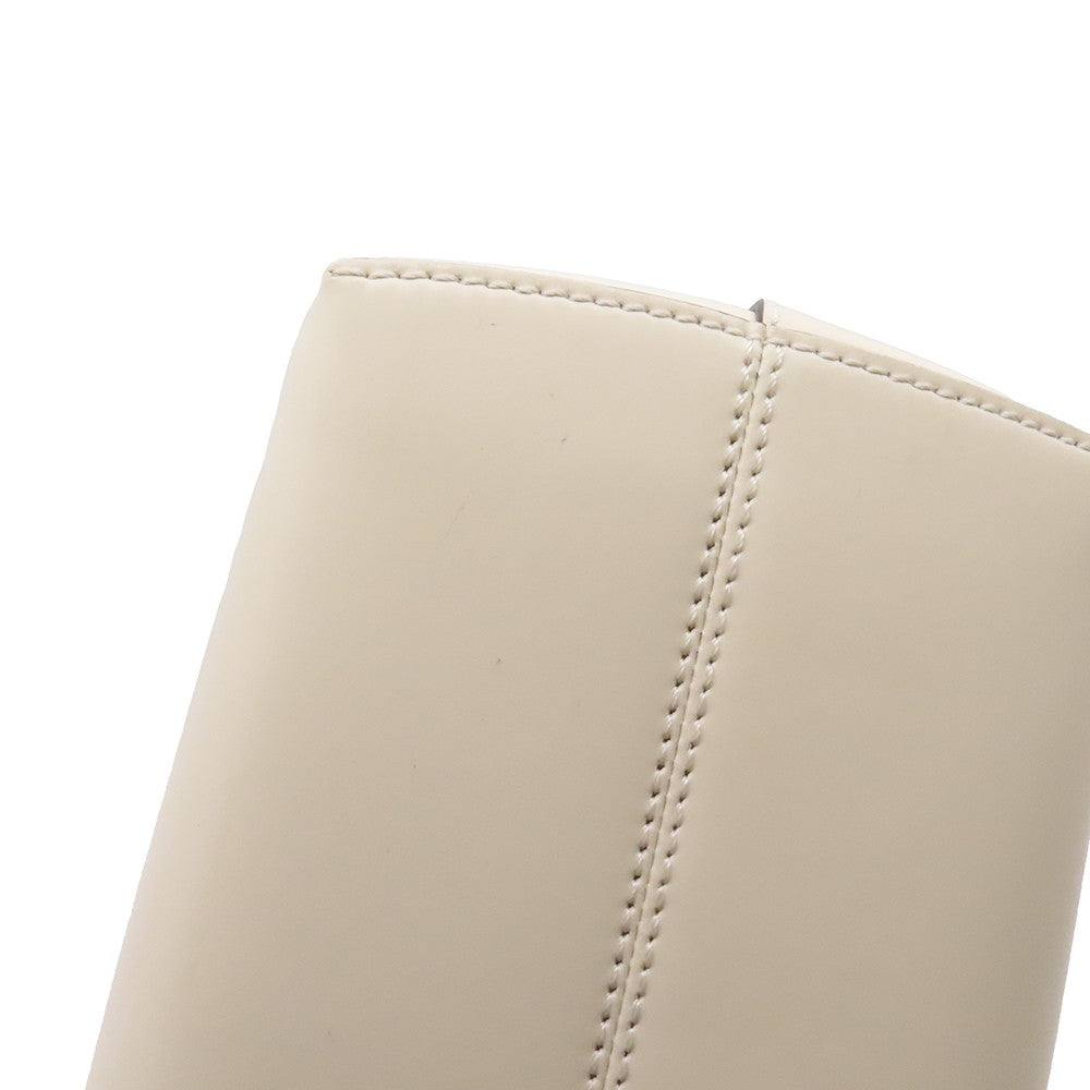 FENDI By the Way 2WAY Shoulder Bag Ivory8BL146 Canvas Leather Size Medium