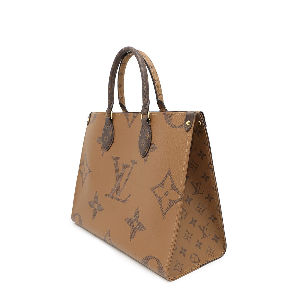 LOUIS VUITTON Onthego RedM45321 Monogram Monogram Reverse Canvas Monogram Giant Size MM
