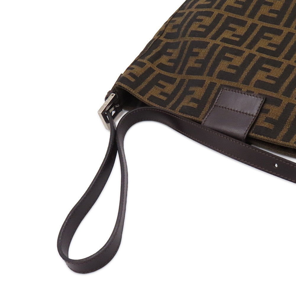 FENDI Zucca One Shoulder Bag Brown26727 Canvas Leather