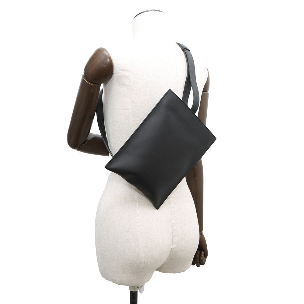 HERMES Potential Plus Black Swift Leather