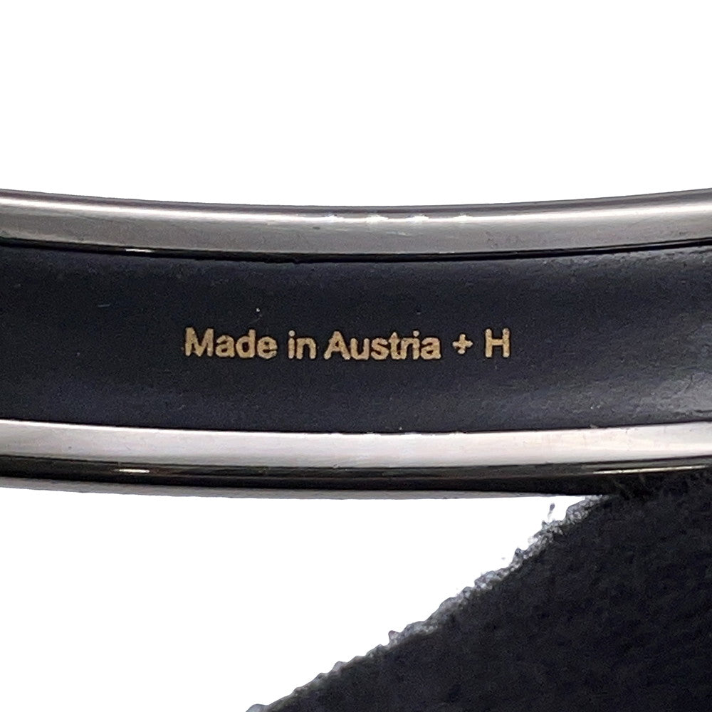 HERMES Enamelled Bangle Bolduc Red/Multicolor Metal