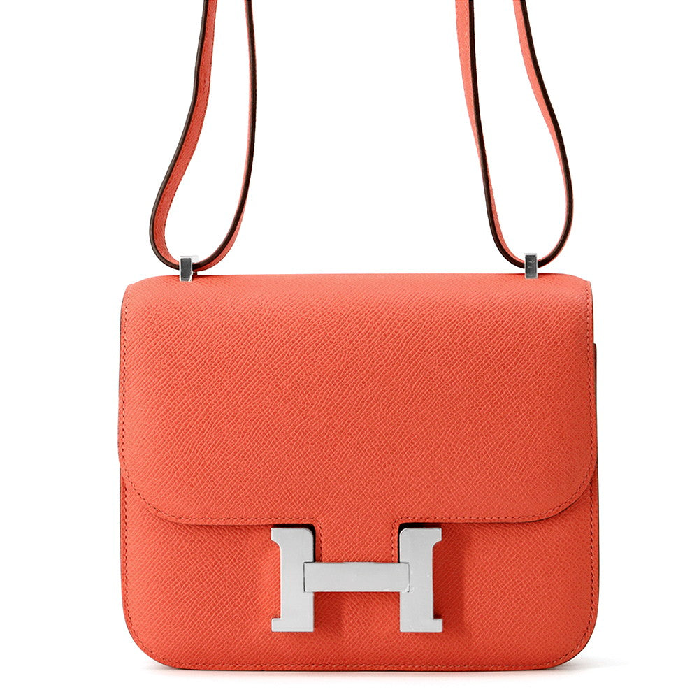 HERMES Constance3Miroir Orange Field Epsom Size Mini