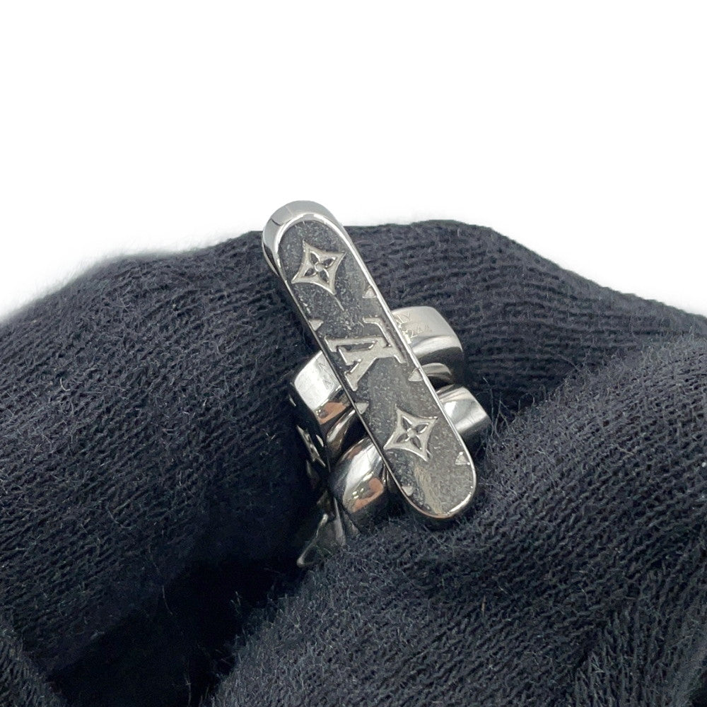 LOUIS VUITTON Necklace Chain Monogram SilverM00307 Metal