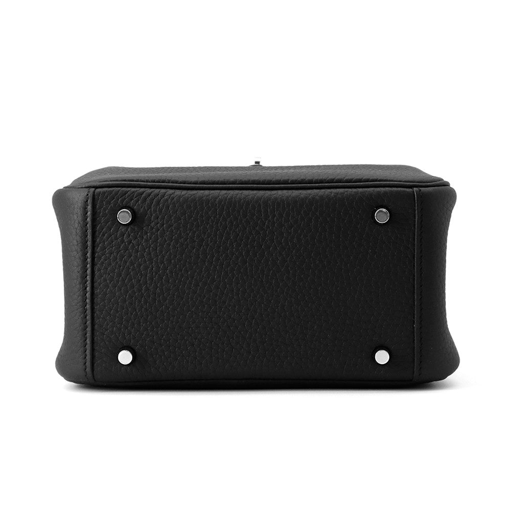 HERMES Lindy Black Taurillon Clemence Size Mini