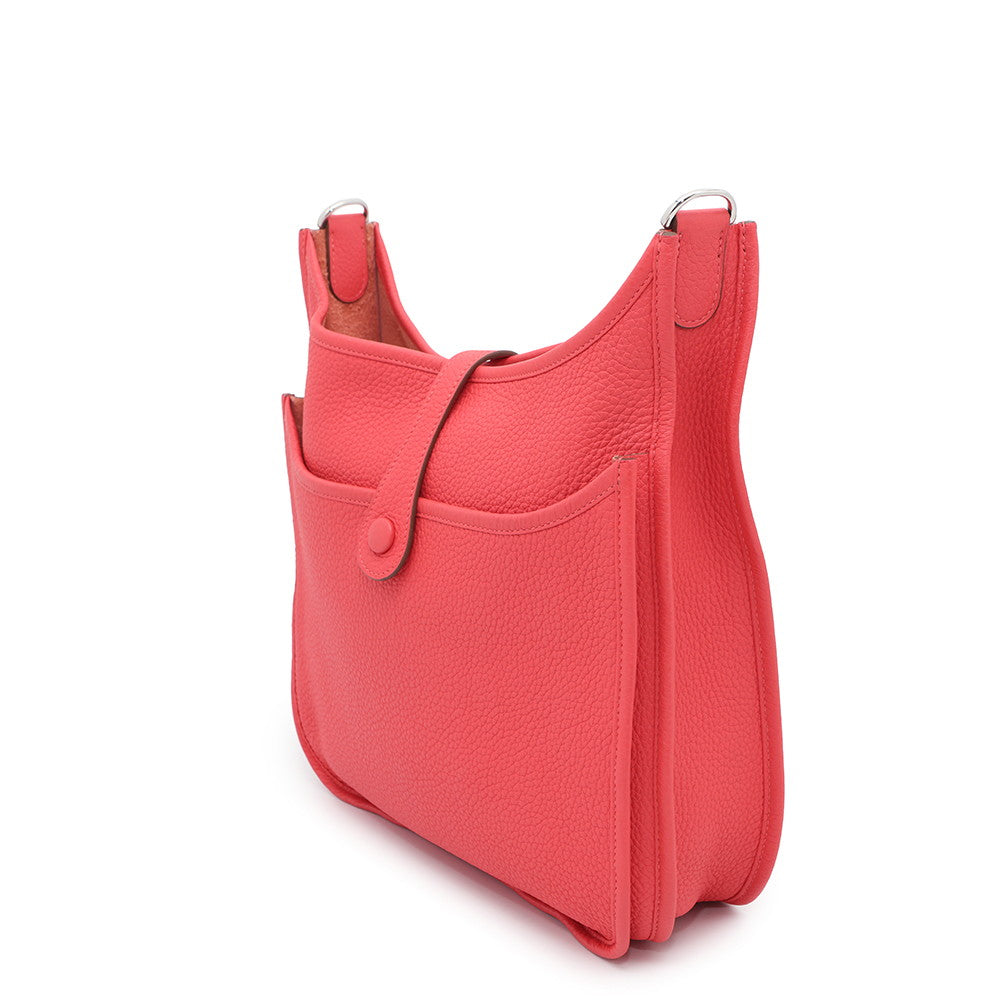 HERMES Evelyne 3 Bougainvillier Taurillon Clemence Size PM