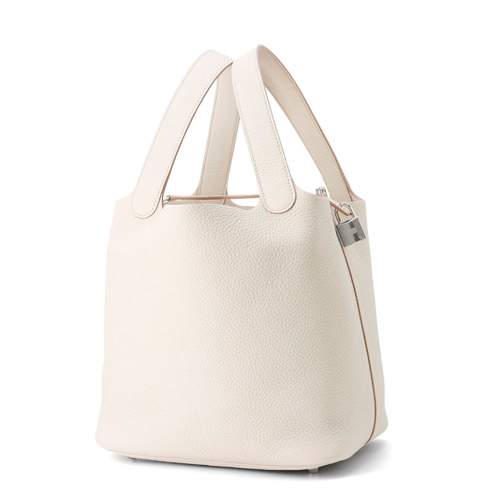 HERMES Picotin Lock Beton Taurillon Clemence Size MM