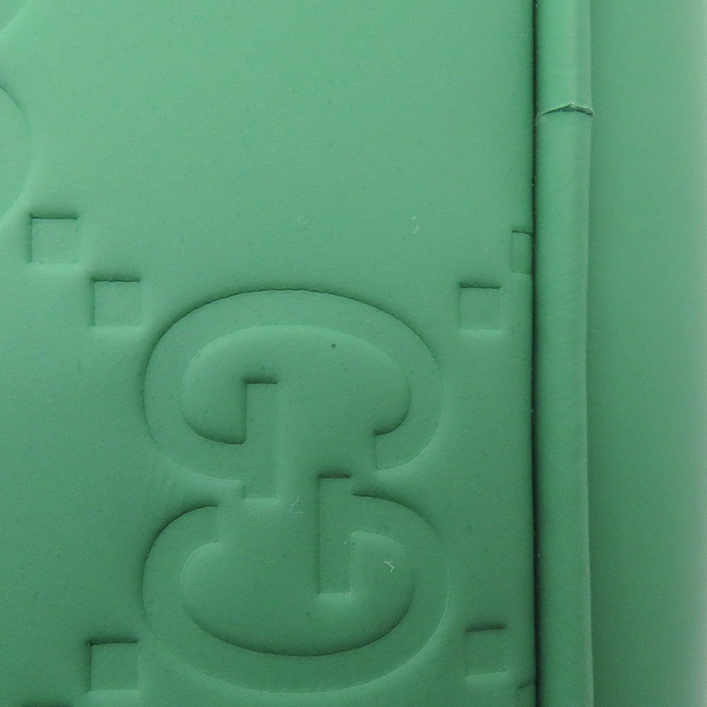 GUCCI GGIcon Shoulder Bag Green771293 GG rubber effect leather Size Small