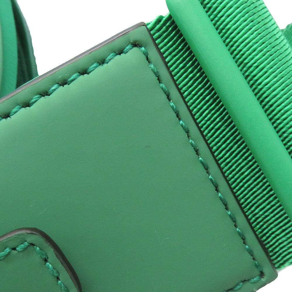 GUCCI GGIcon Shoulder Bag Green771293 GG rubber effect leather Size Small