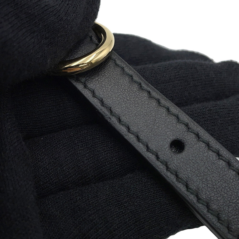 GUCCI GGMatelasse Mini Shoulder Bag Black723777 Leather