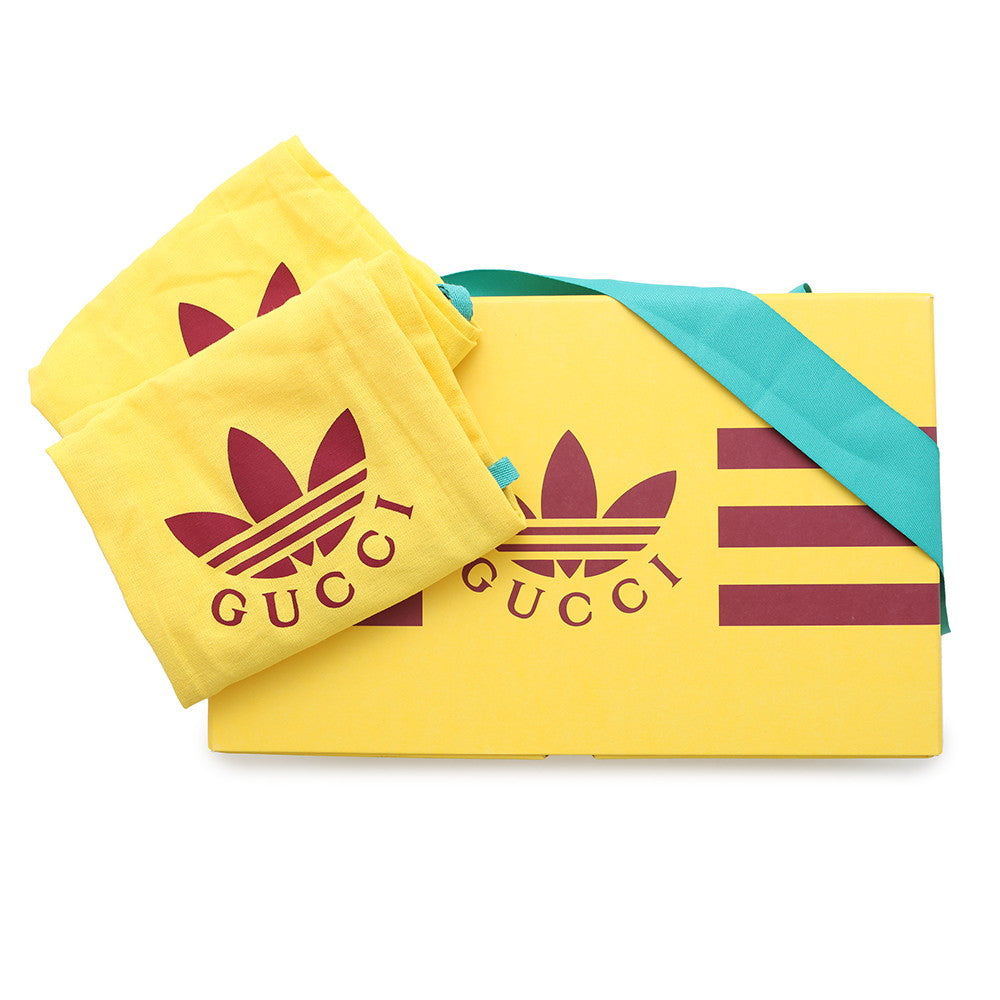 GUCCI Adidas collaboration Horsebit1955 mule slippers Black702211 Suede leather Size 36