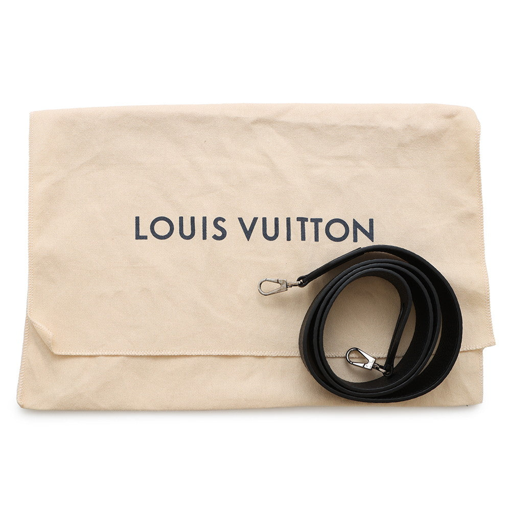 LOUIS VUITTON Capucines Noir/PinkM56072 Taurillon Leather Plexiglas Size Mini