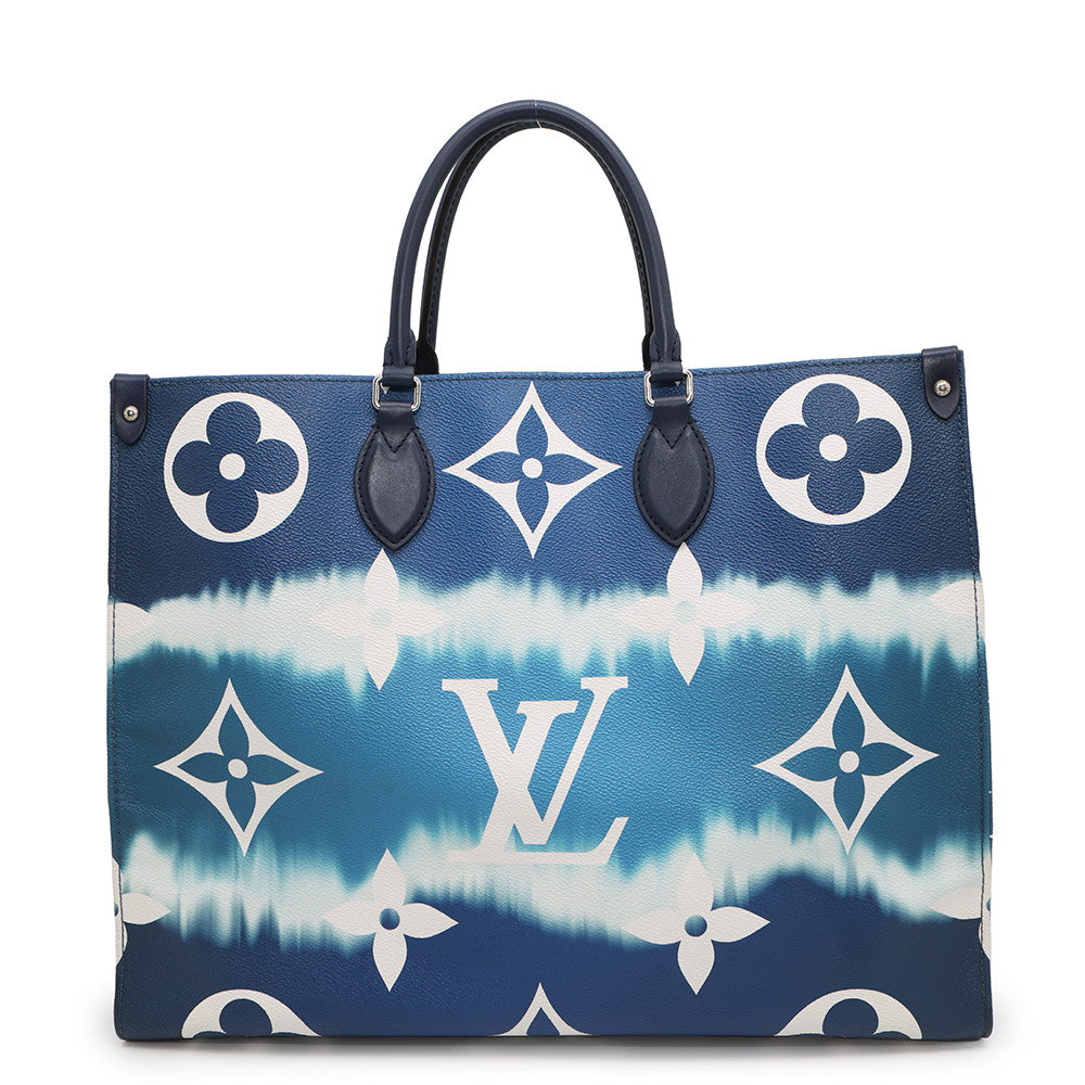 LOUIS VUITTON Onthego BlueM45120 Monogram LV Escale Size GM