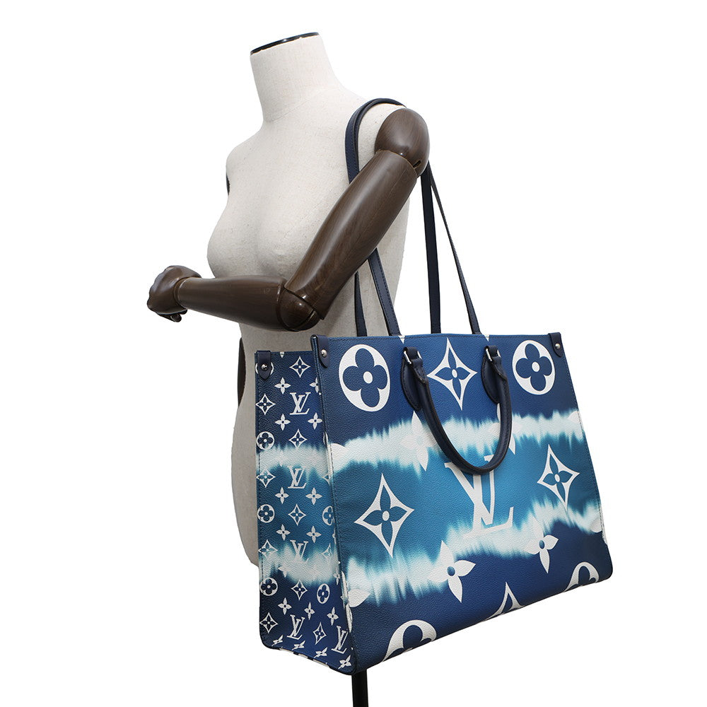 LOUIS VUITTON Onthego BlueM45120 Monogram LV Escale Size GM