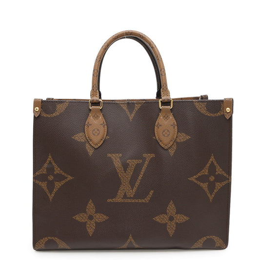 LOUIS VUITTON Onthego RedM45321 Monogram Monogram Reverse Canvas Monogram Giant Size MM