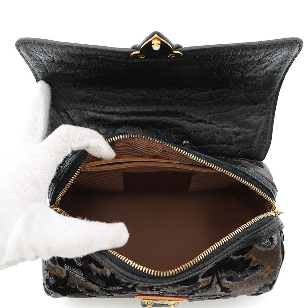 LOUIS VUITTON carrousel Brown/NoirM40434 Monogram Fleur de Jae