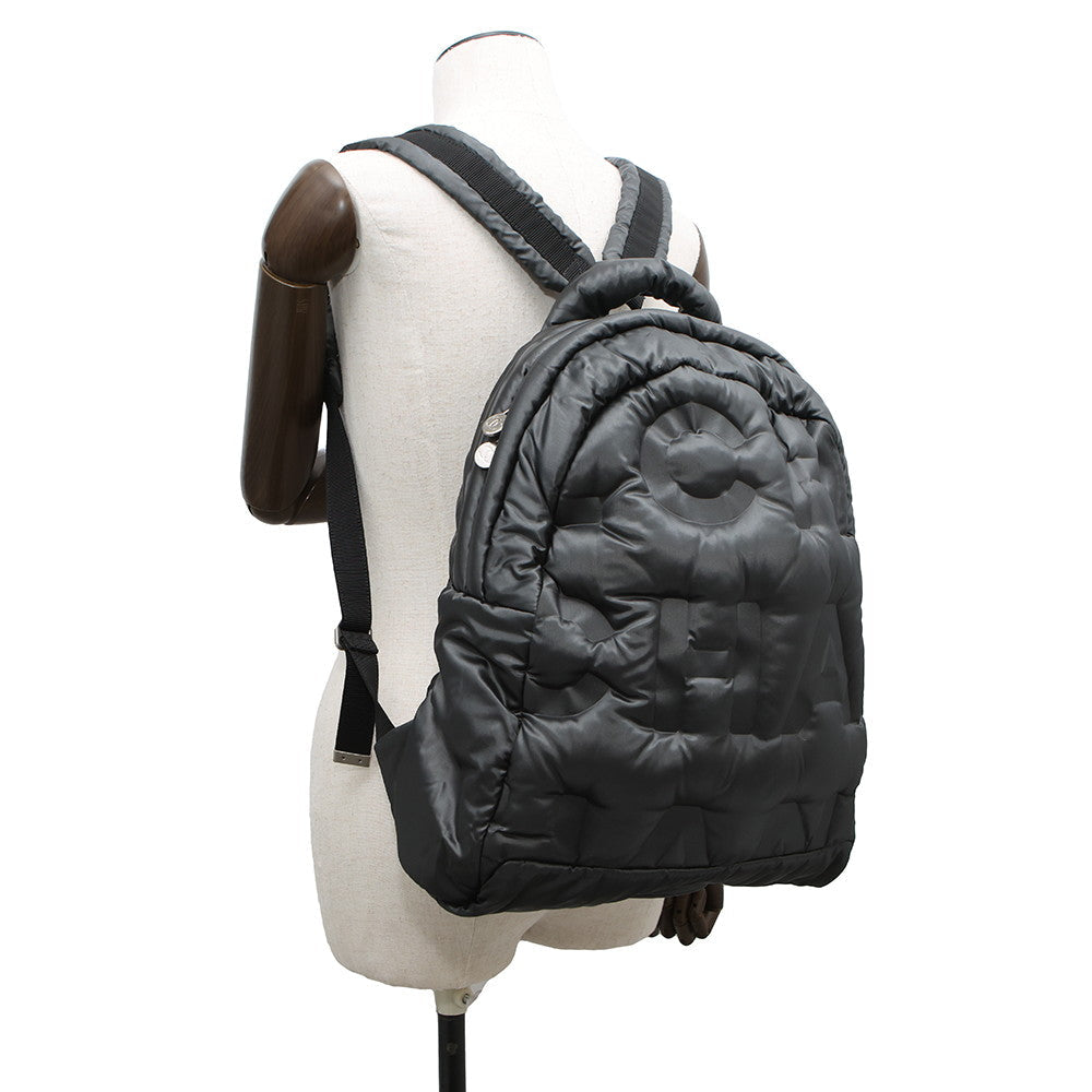 CHANEL Doudoune Backpack GrayA91933 Nylon