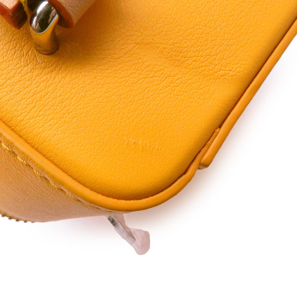 LOUIS VUITTON Vertical Box Trunk SaffronYellowM59666 CowhideLeather