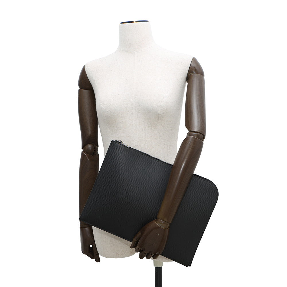 LOUIS VUITTON PochetteJules NoirM64154 Epi Leather Size GM