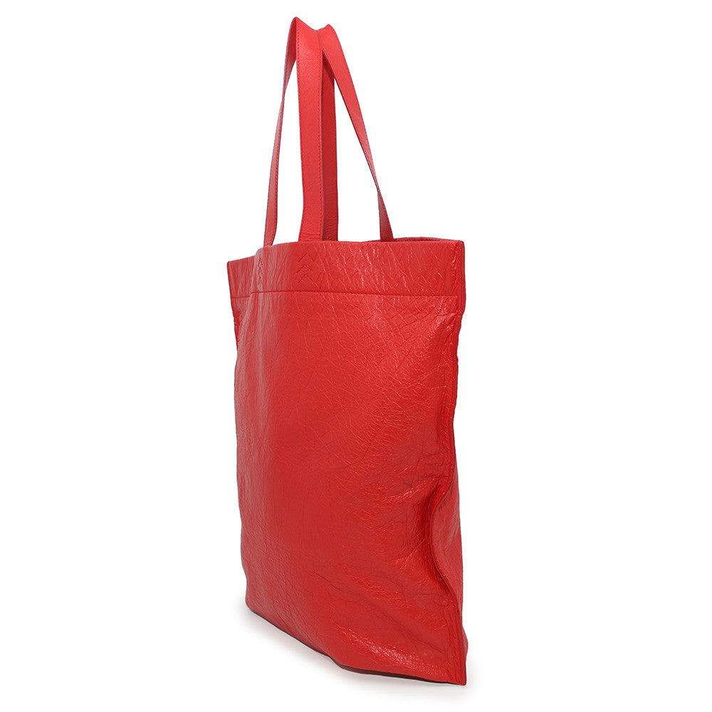 BALENCIAGA Supermarket Shopper Red508454 Leather